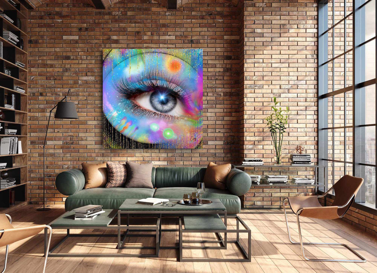 Universele Waarneming Binnenin - Kunstwerk voor aan de Muur - Evy's Bloom Art