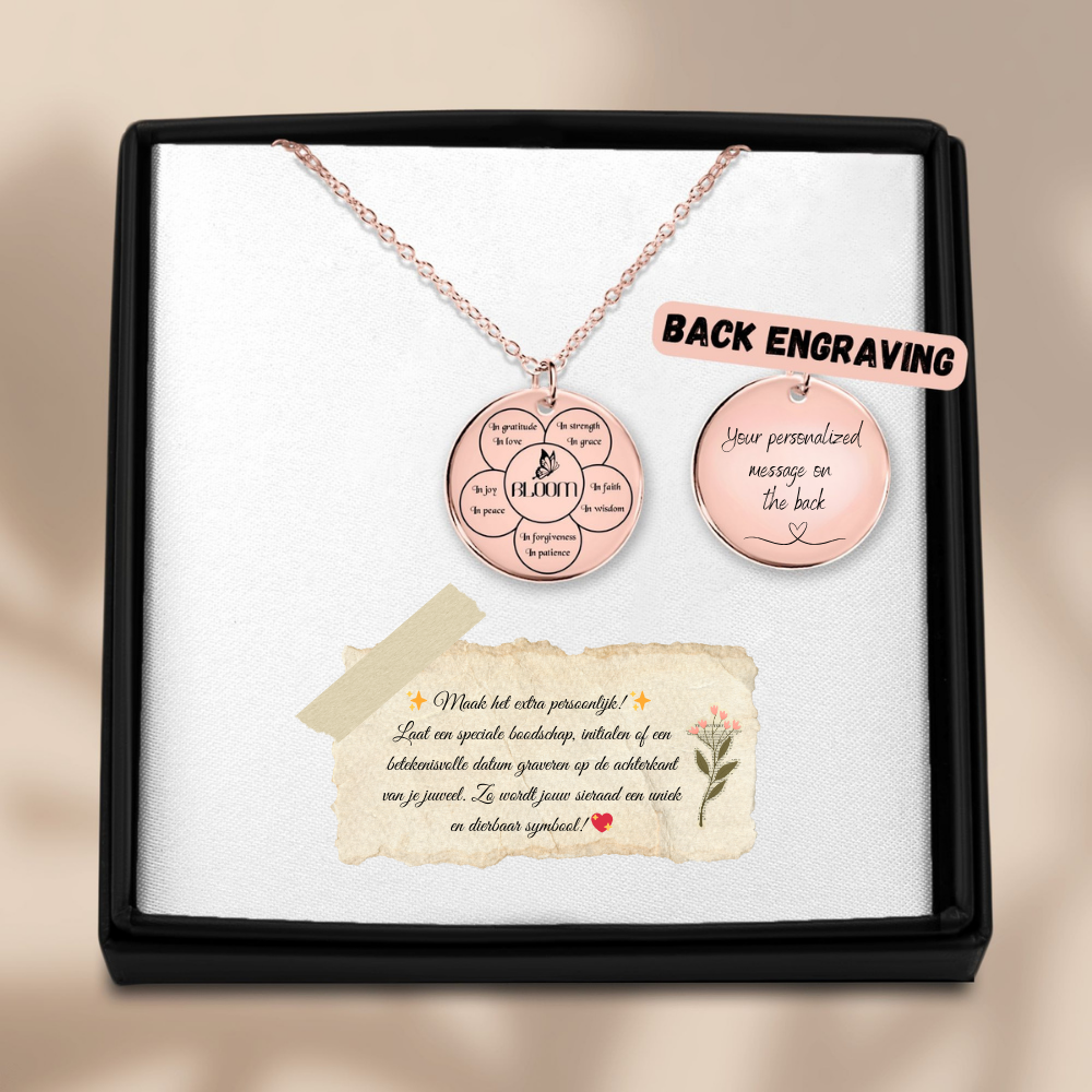 Extra aanbod voor haar:🌿 Soul Blossom – een sieraad dat innerlijke groei weerspiegelt ✨ - Evy's Bloom Art