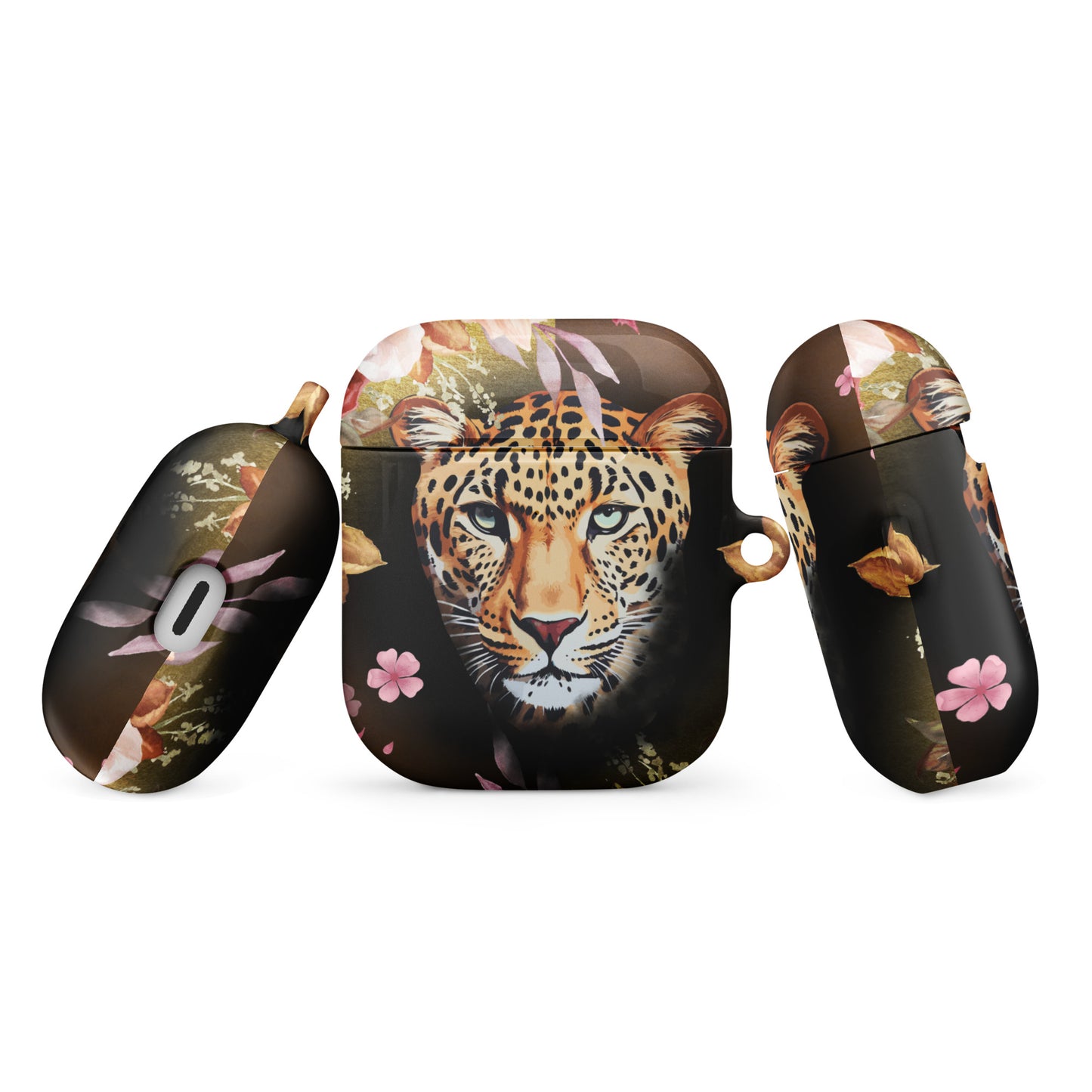 Extra Aanbod: "Wild & Stijlvol – AirPods®-Case met Luipaardkop door Evy's Bloom Art" Voor hem & Voor haar - Evy's Bloom Art