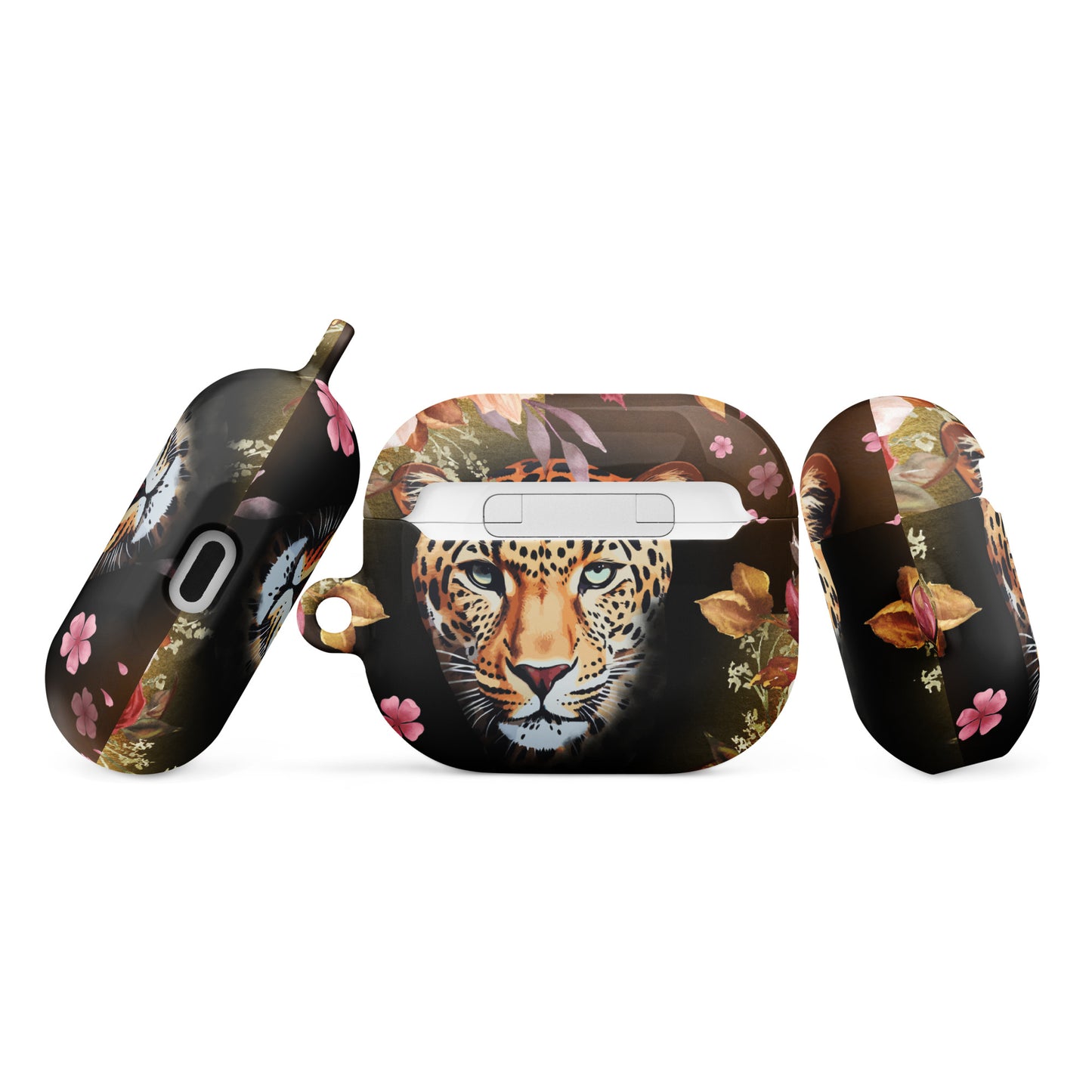 Extra Aanbod: "Wild & Stijlvol – AirPods®-Case met Luipaardkop door Evy's Bloom Art" Voor hem & Voor haar - Evy's Bloom Art