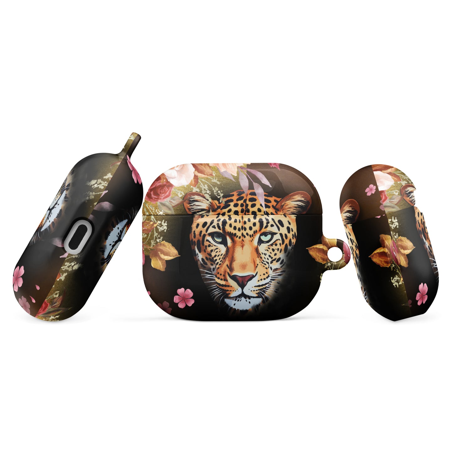 Extra Aanbod: "Wild & Stijlvol – AirPods®-Case met Luipaardkop door Evy's Bloom Art" Voor hem & Voor haar - Evy's Bloom Art