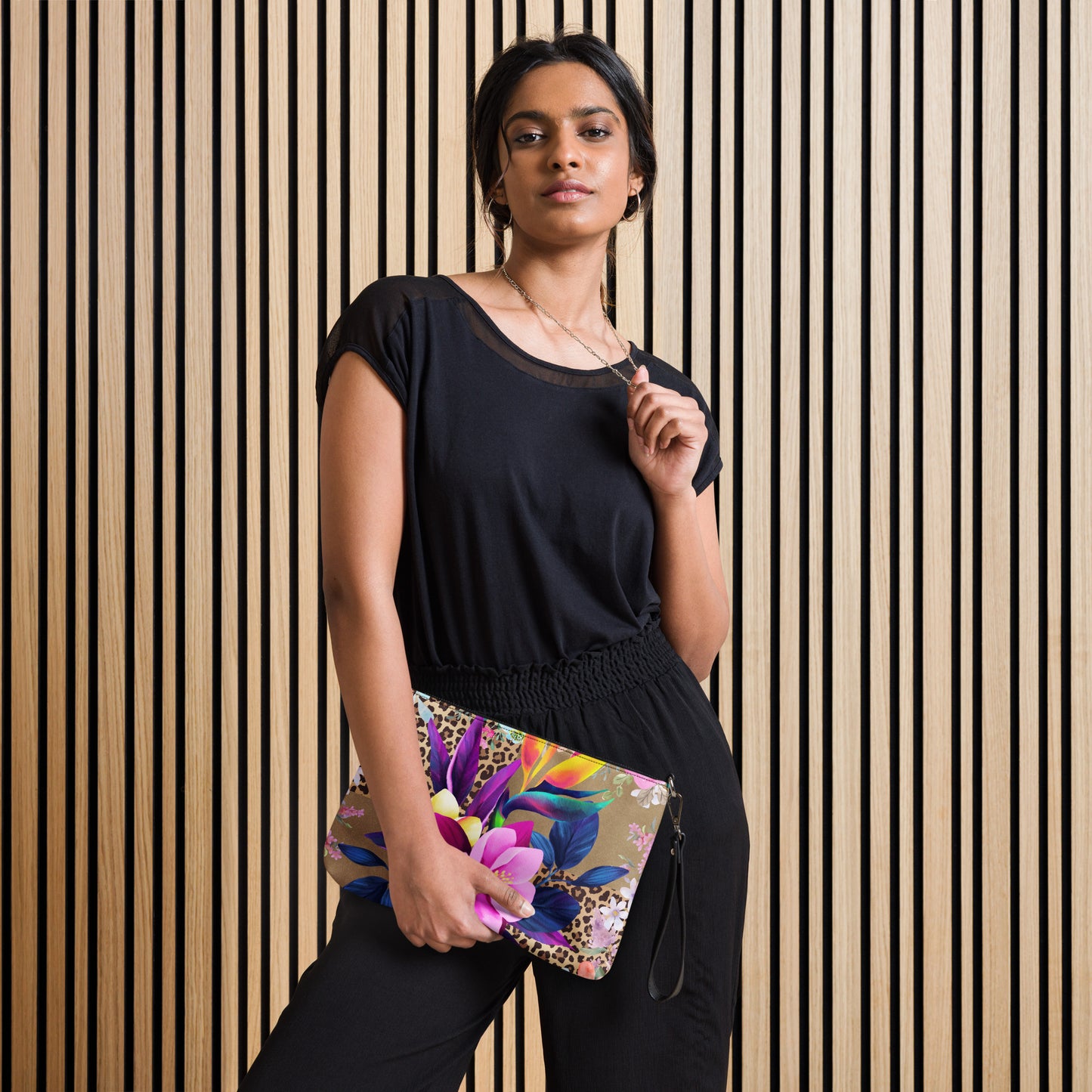 Draagtas: "Bohemian Elegance - Crossbodytas met Evy's Bloom Art Design" - Evy's Bloom Art