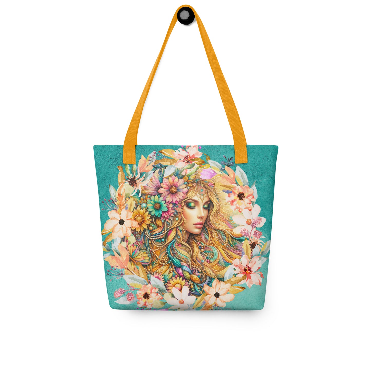 Draagtas: "Boho Droomtas - Trendy Stoffen Tas met Evy's Bloom Art Design" - Evy's Bloom Art