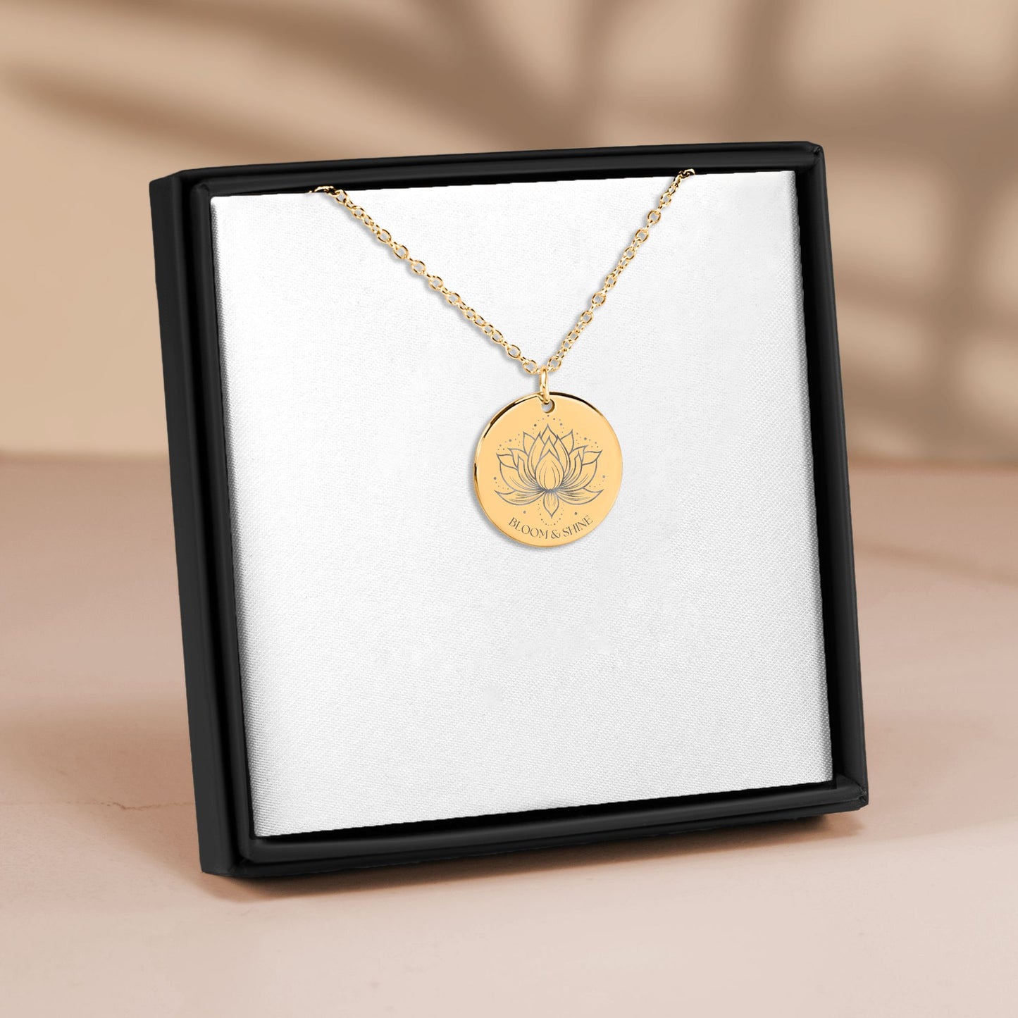 Extra Aanbod Voor Haar: Bloom & Shine – Lotusbloem Halsketting - Evy's Bloom Art