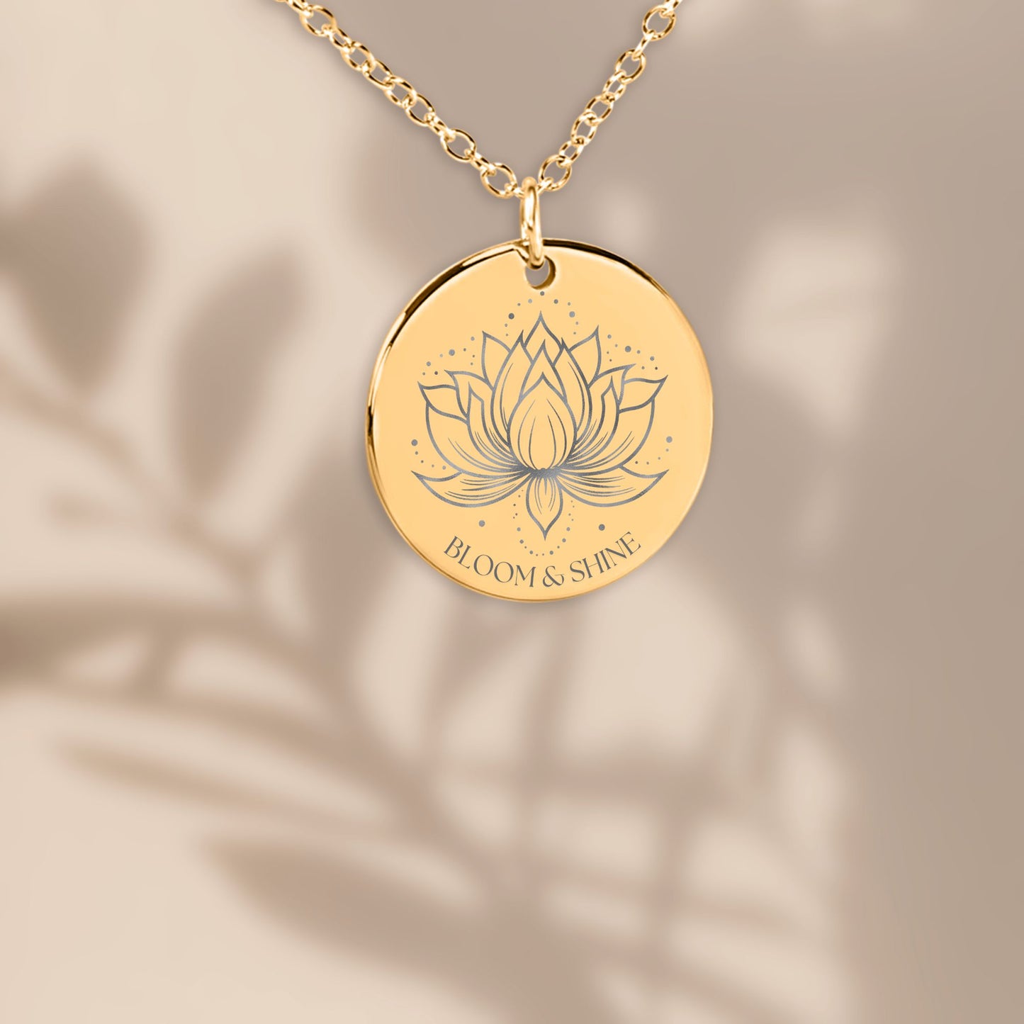 Extra Aanbod Voor Haar: Bloom & Shine – Lotusbloem Halsketting - Evy's Bloom Art