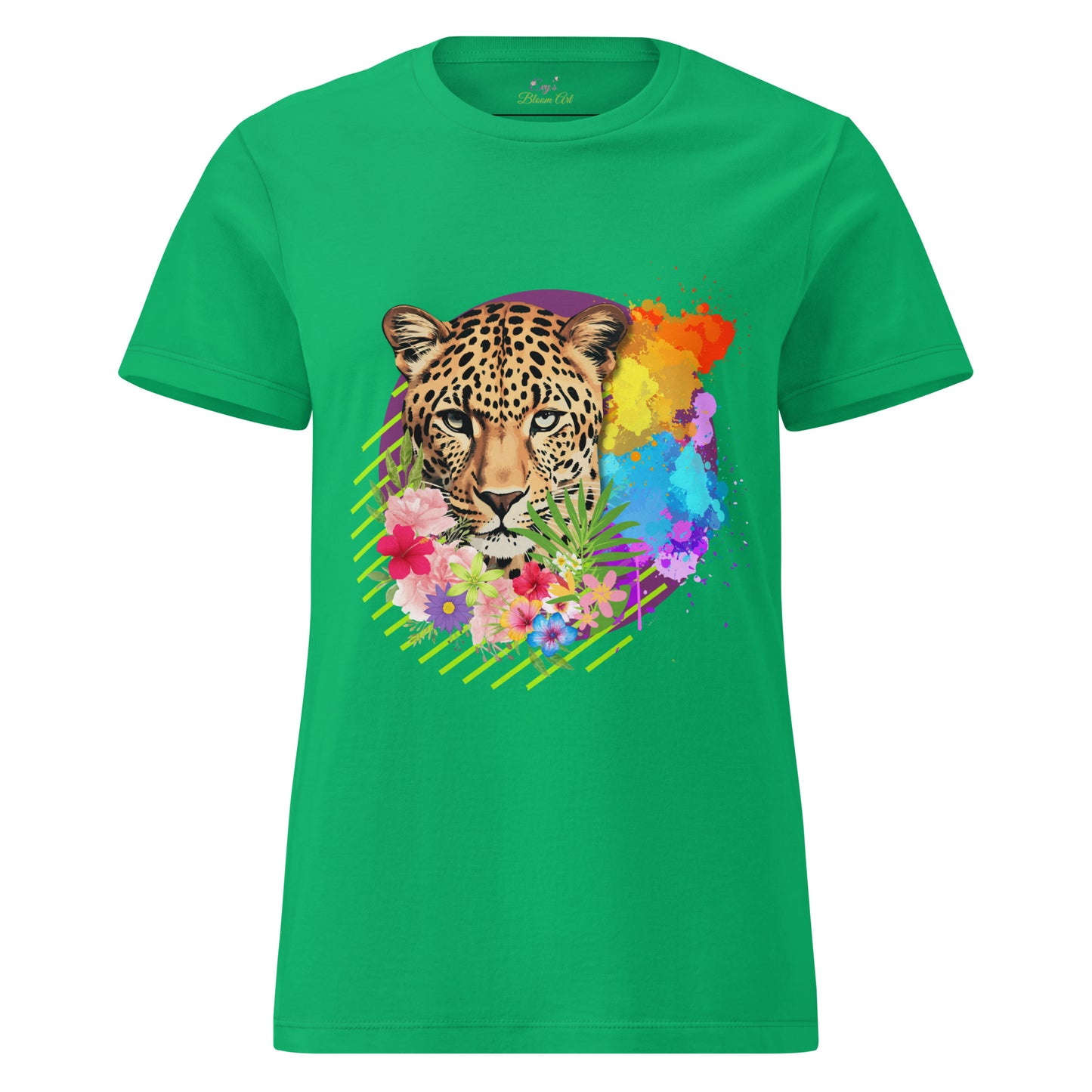 Womenβs basic softstyle t-shirt - Evy's Bloom Art