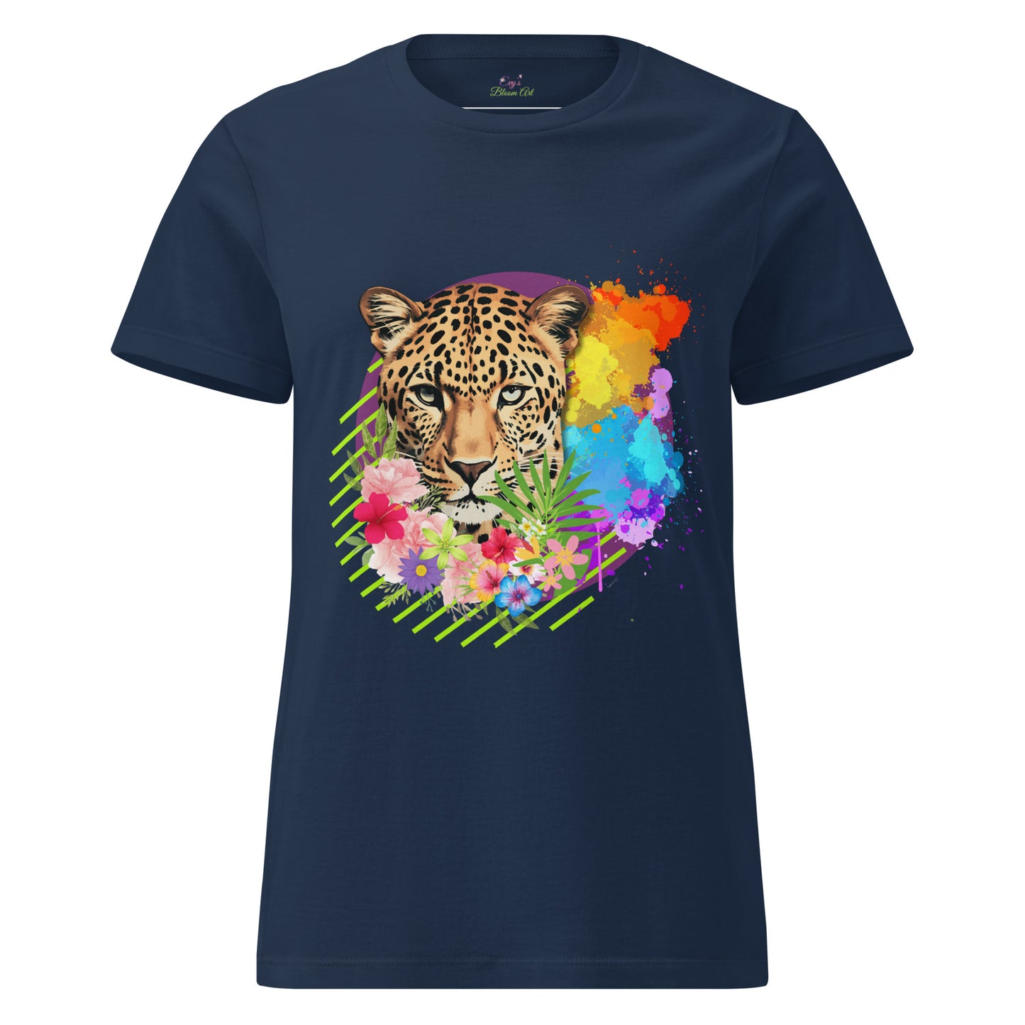 Womenβs basic softstyle t-shirt - Evy's Bloom Art