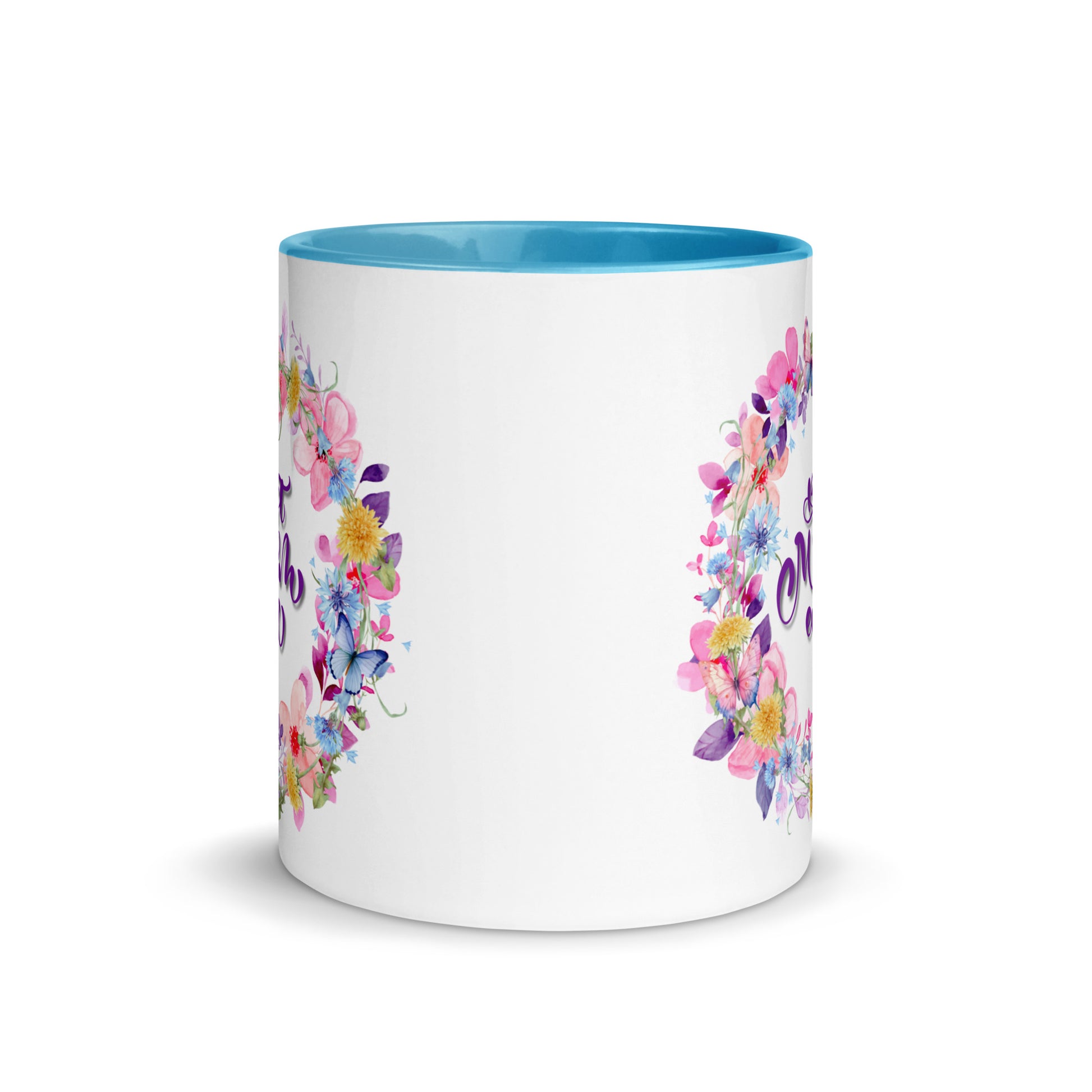 Voor haar: Drinkmok met gekleurde binnenkant – Best Mom Ever - Evy's Bloom Art
