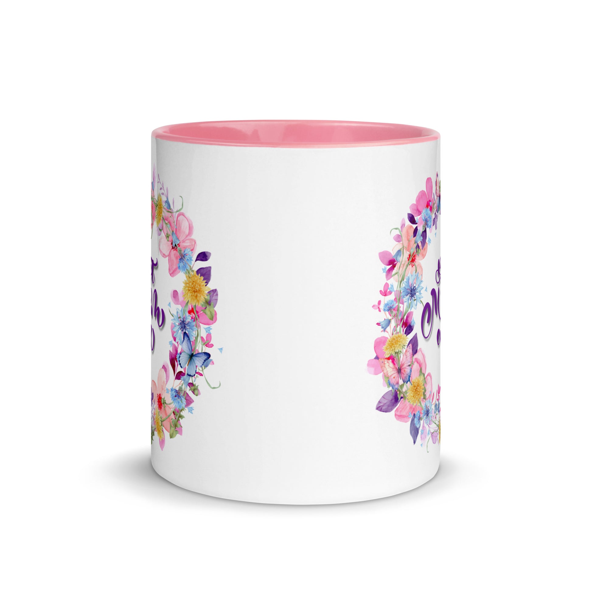 Voor haar: Drinkmok met gekleurde binnenkant – Best Mom Ever - Evy's Bloom Art
