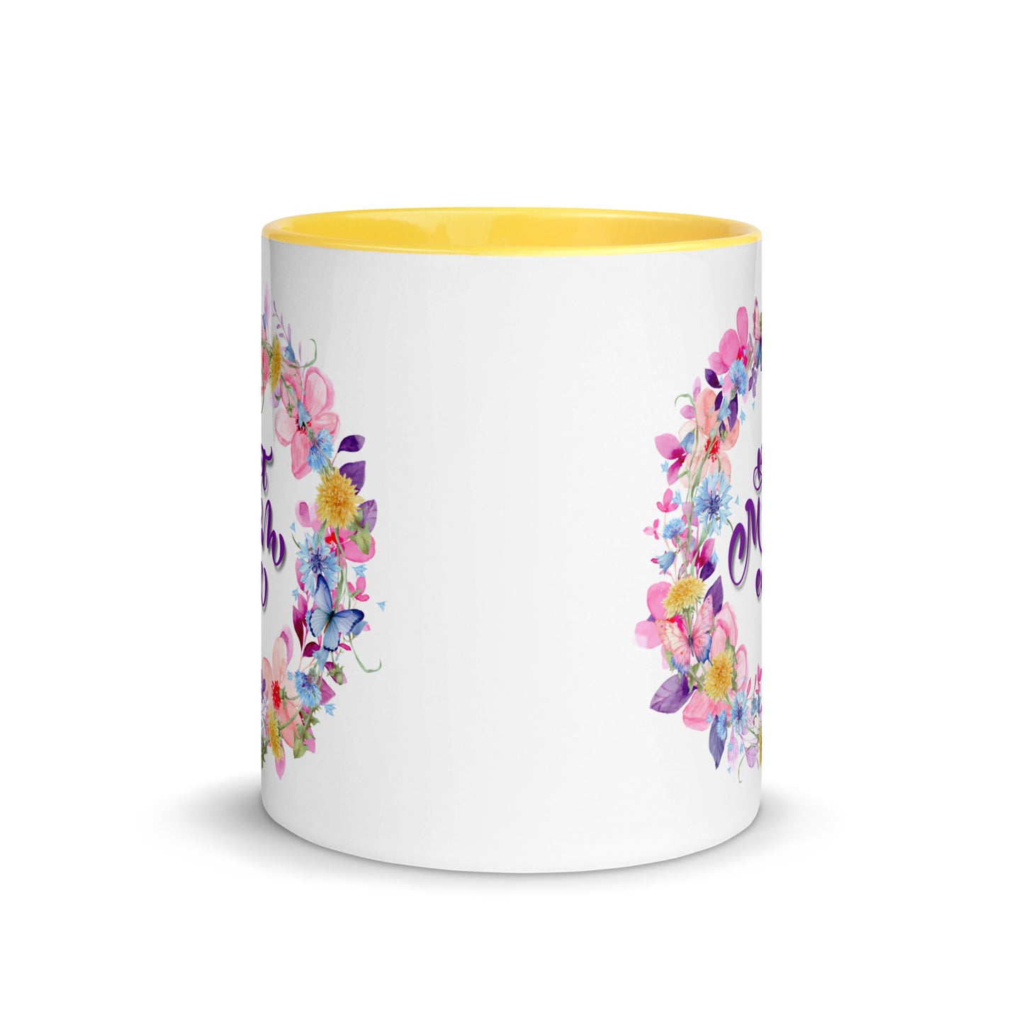 Voor haar: Drinkmok met gekleurde binnenkant – Best Mom Ever - Evy's Bloom Art