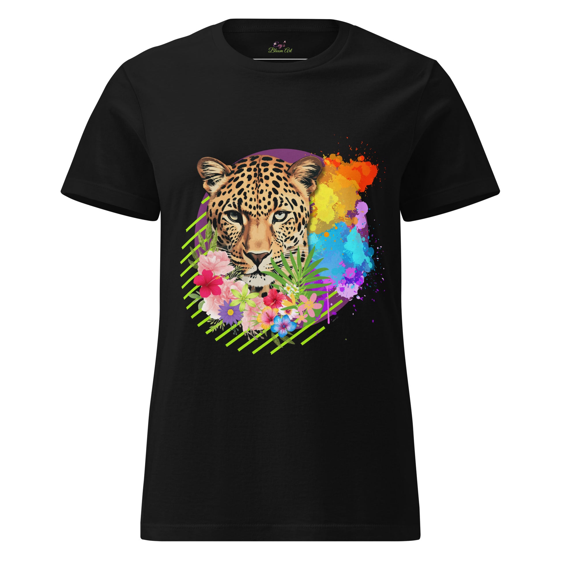 Women’s basic softstyle t-shirt - Evy's Bloom Art