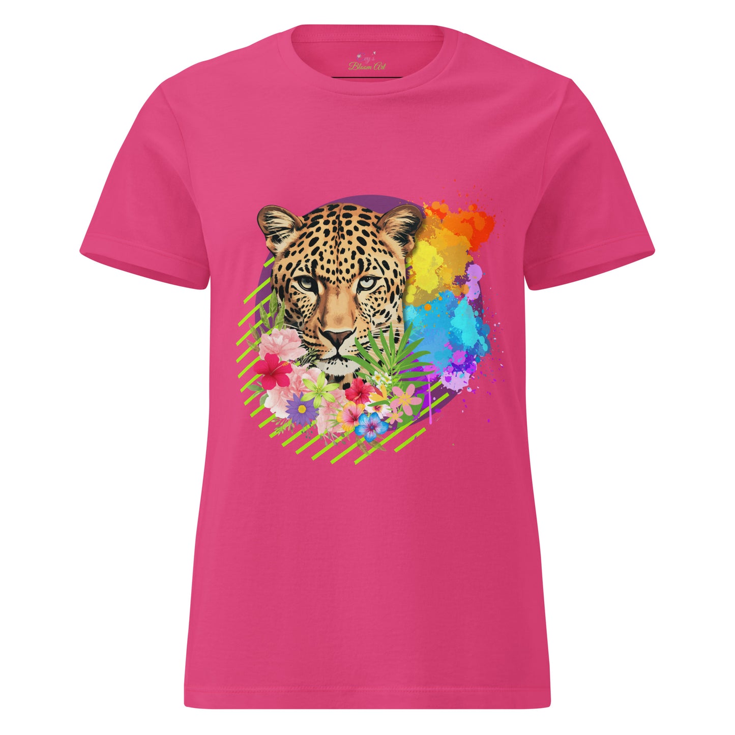 Women’s basic softstyle t-shirt - Evy's Bloom Art