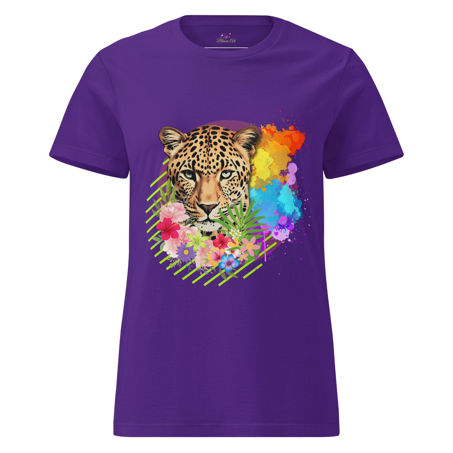 Women’s basic softstyle t-shirt - Evy's Bloom Art